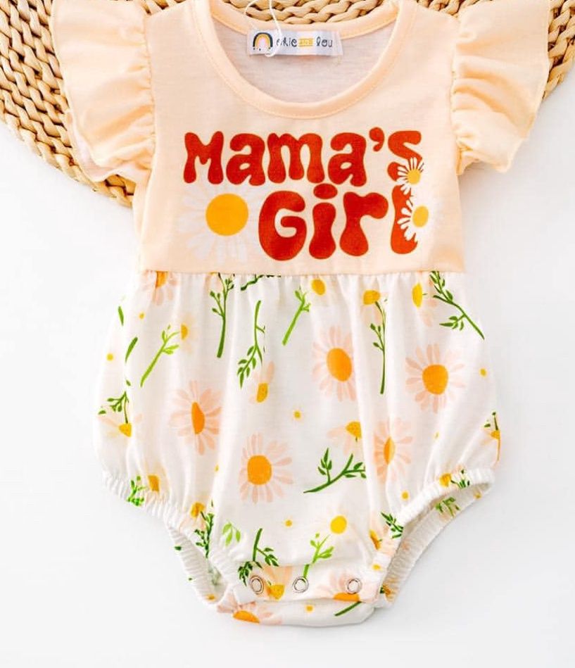 Mama&#39;s Girl Daisy Romper, Size: 0/3M