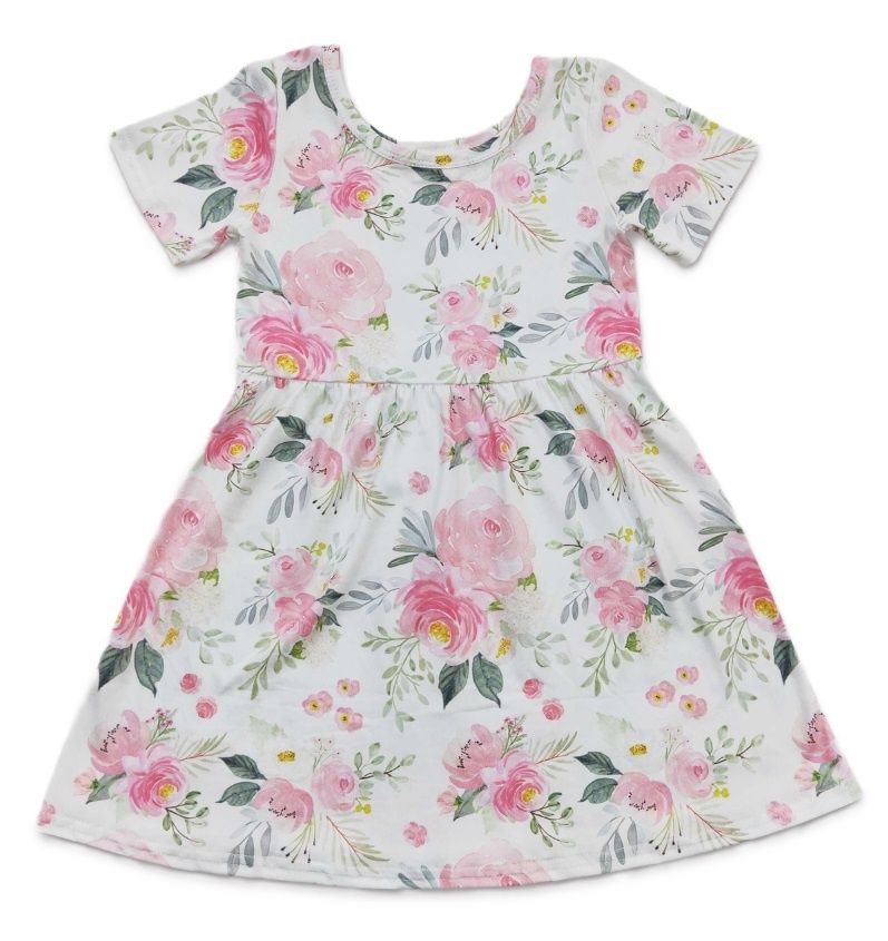 Pink Peony Play Dress, Size: 12-18M