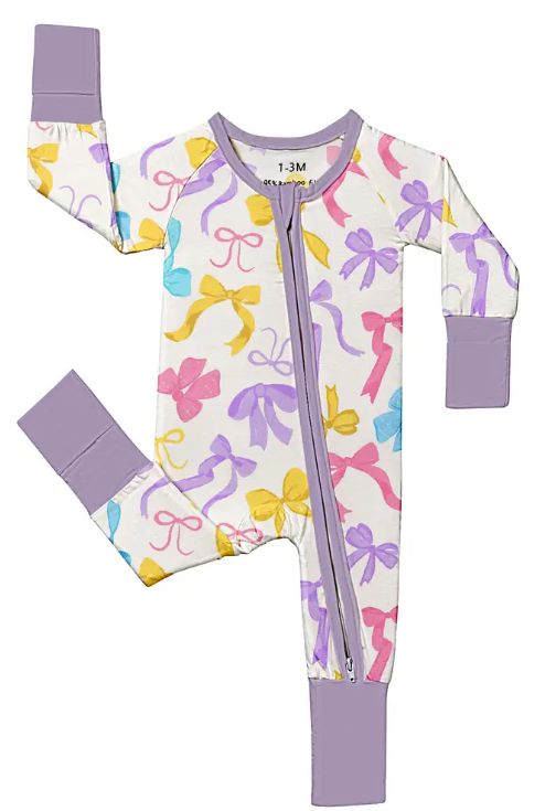 Bow Bamboo Zippy, Size: 0/3M