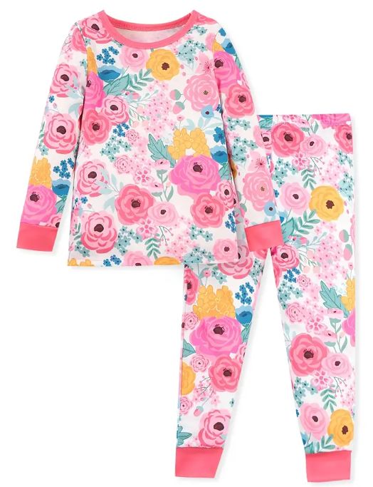 Spring Floral Bamboo Set