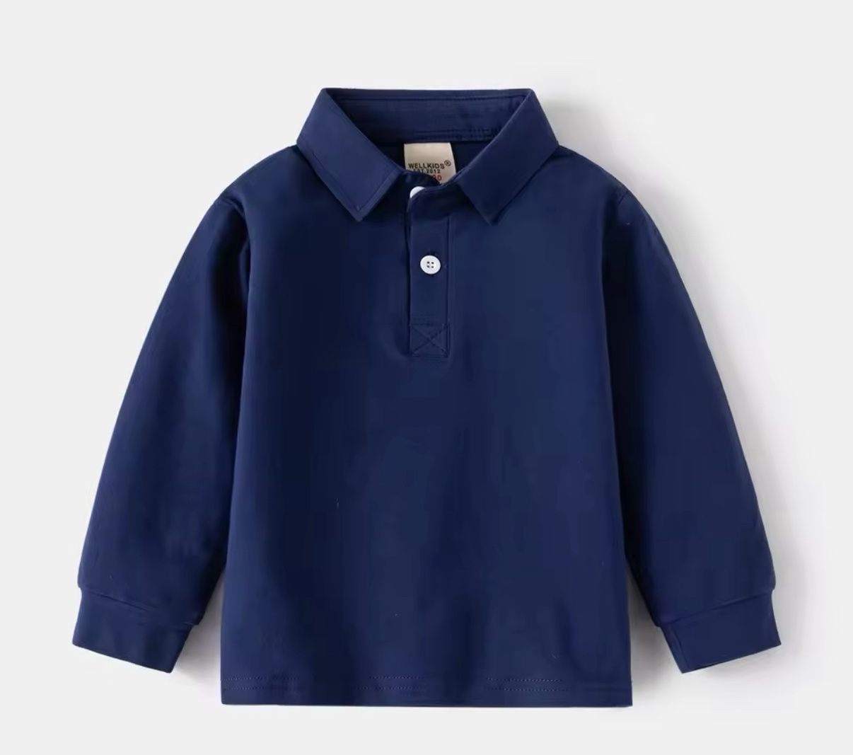 Knit Long Sleeve Polo