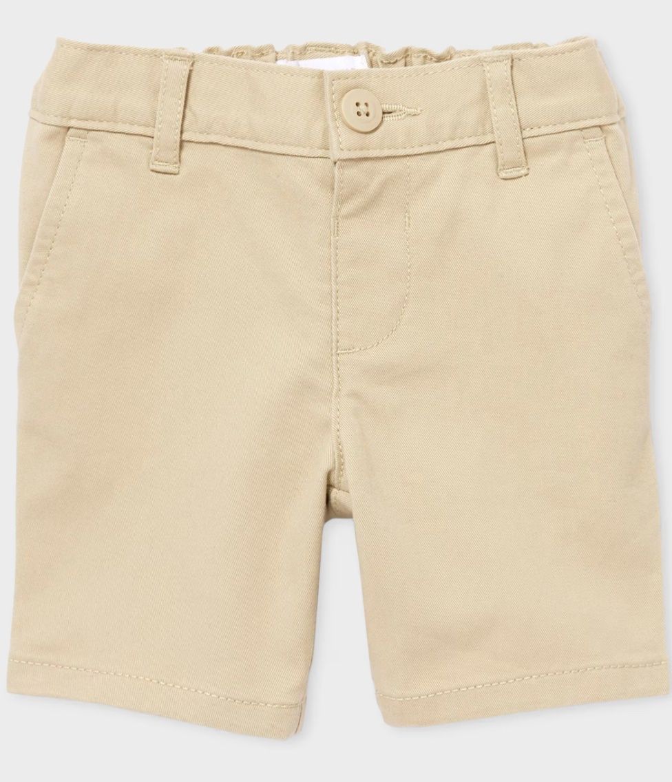 Boys Khaki Shorts, Size: 2T