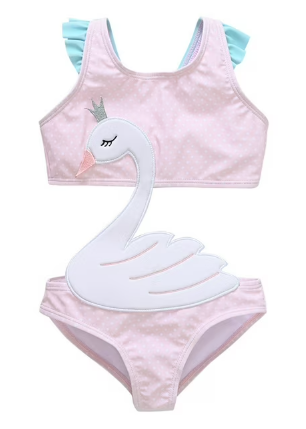 Swan bathing suit
