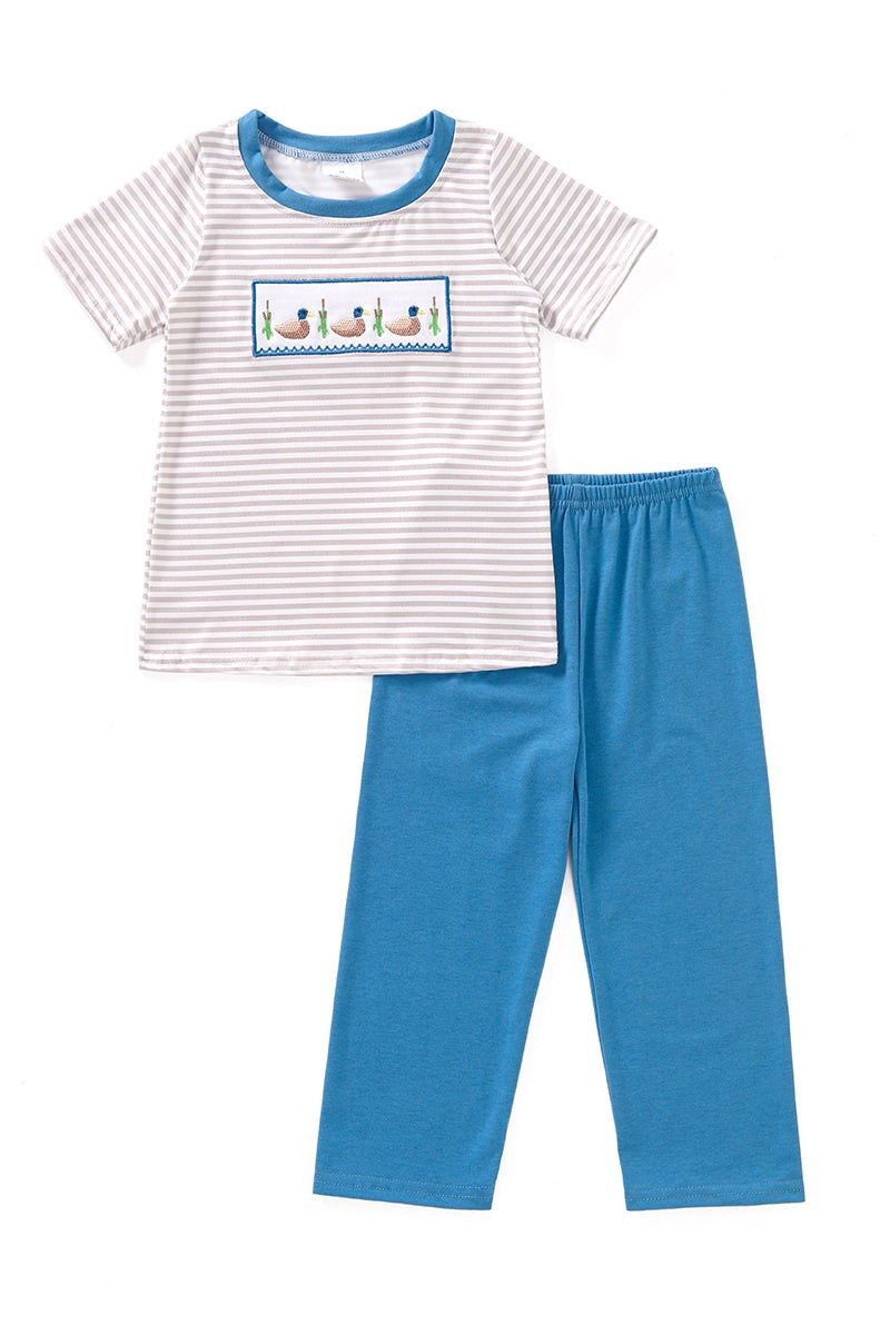 Duck Long Pants Set, Colour: Long Sleeve, Size: 4T