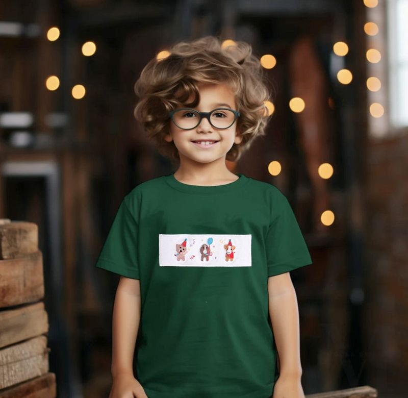 Boys Birthday Dog T Shirt