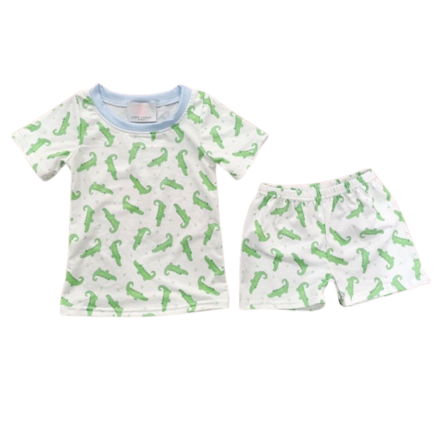 Blue Gator Pajamas, Size: 12/18M