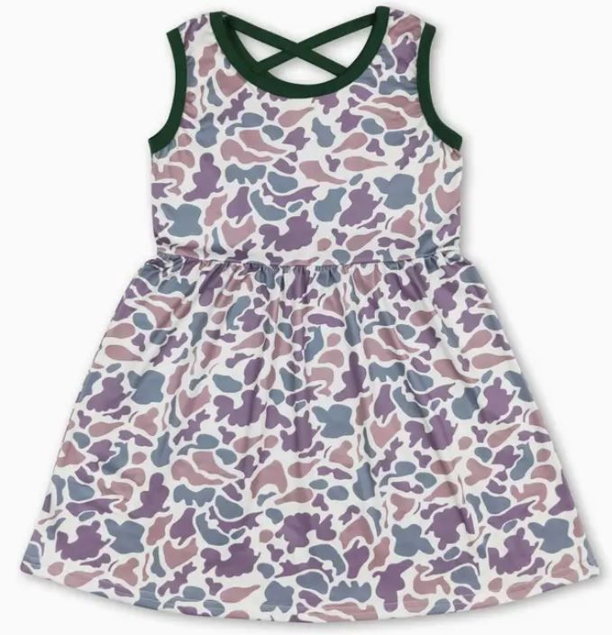 Green Athletic Camo Dress