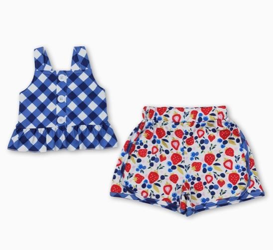 Berry Fun Peplum Outfit
