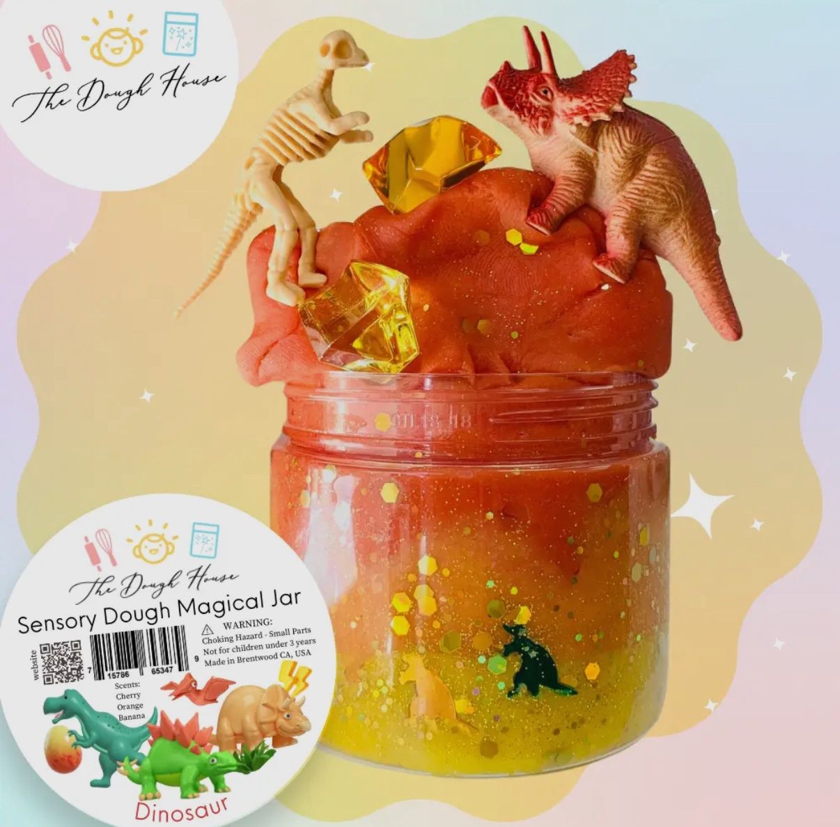 Fun Size Dinosaur Dough Jar