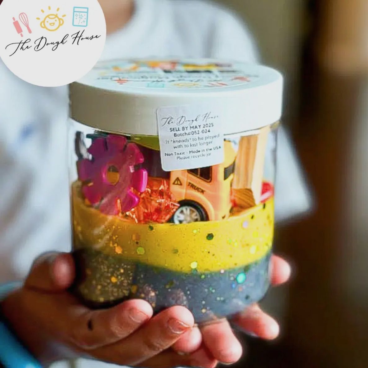 Super Size Construction Dough Jar