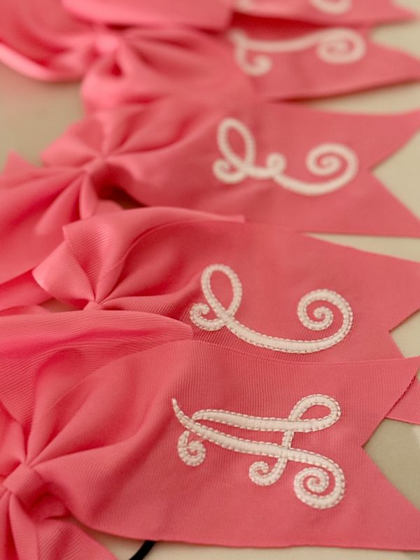 Monogram Cheer Bow