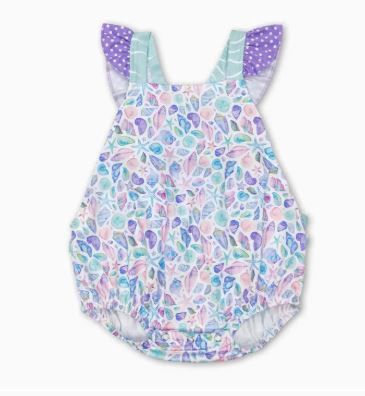 Little Shell Ruffle Butt Romper