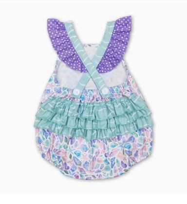 Little Shell Ruffle Butt Romper