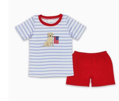 Patriotic Pup Boys Set
