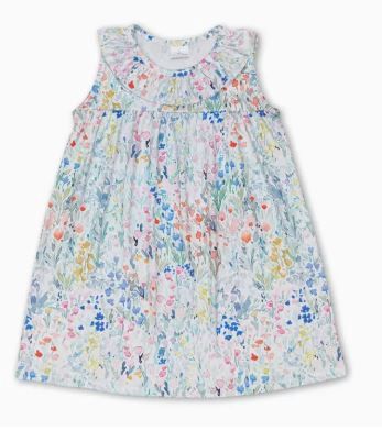 Watercolor Flower Field Dress