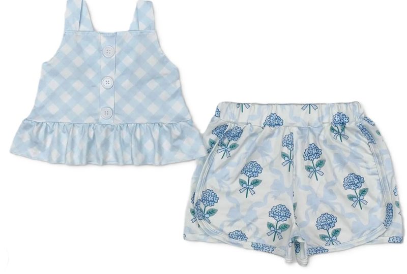 Light Blue Peplum Outfit