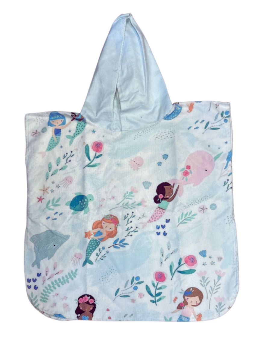 Mermaid Friends Hooded Towel