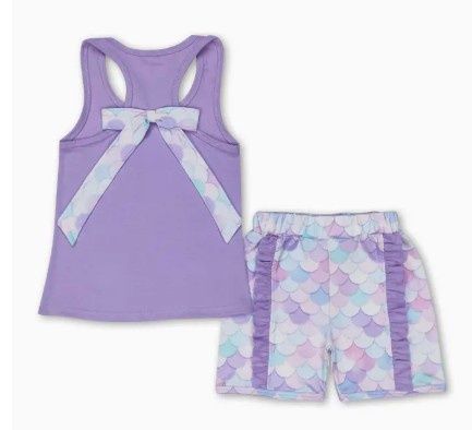 Sleeveless Mermaid Scale Outfit