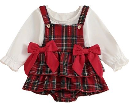 Tartan Plaid Jumper Set