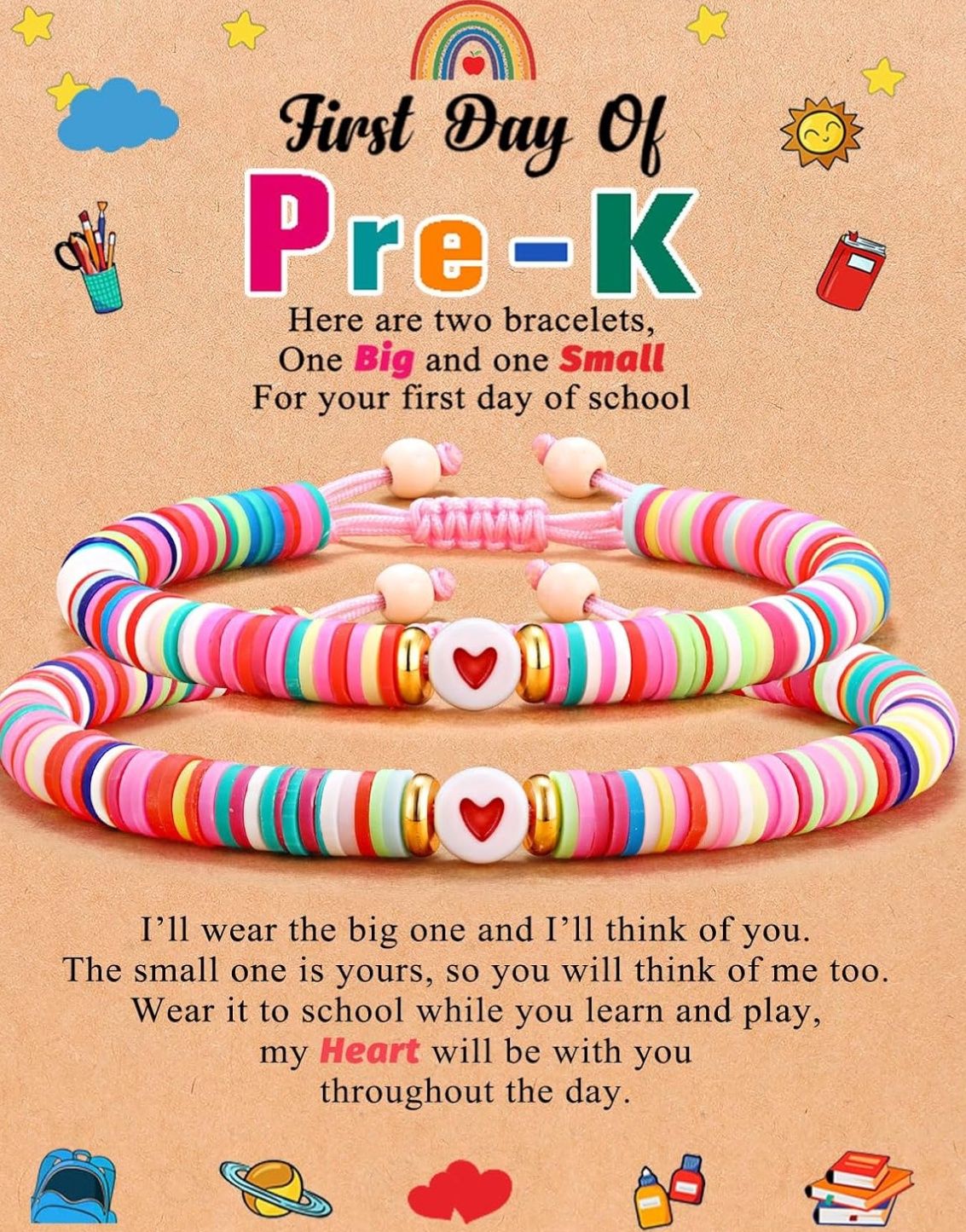 Pre-K Mommy &amp; Me Bracelet Set