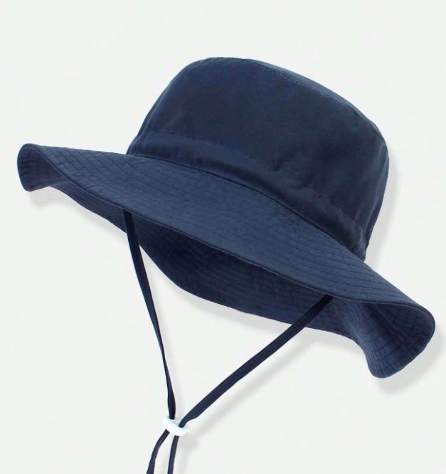 Navy Blue Bucket Hat, Size: XS(3-12m)