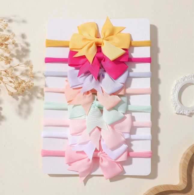 8 Piece Baby Headband Set