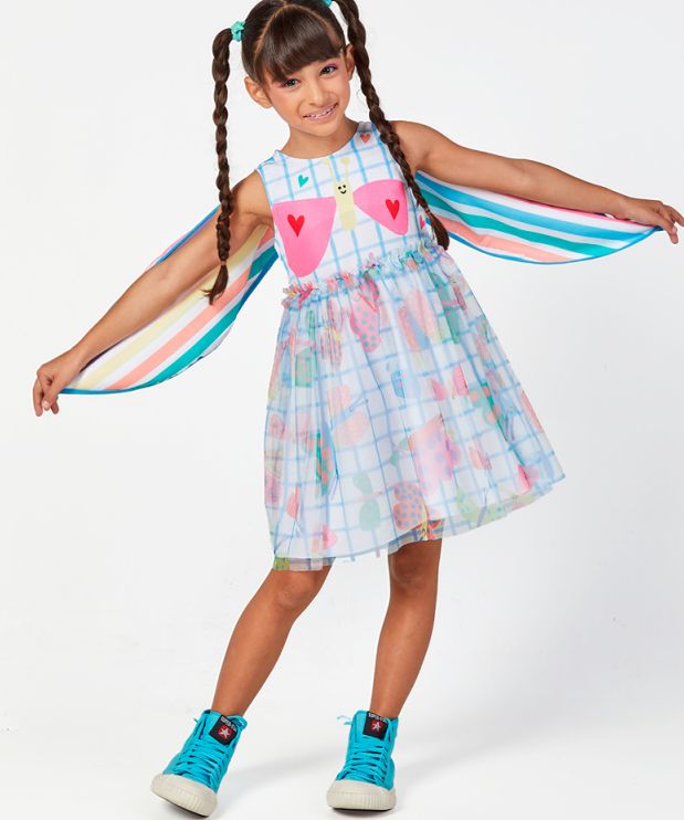 Flowy Butterfly Dress, Size: 2/3T