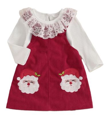 Santa Applique Lace Jumper