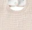 Muslin Minky Bib, COLOR: Peach