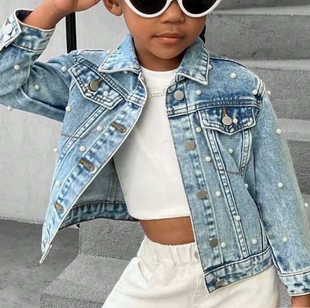 Denim Pearl Jacket