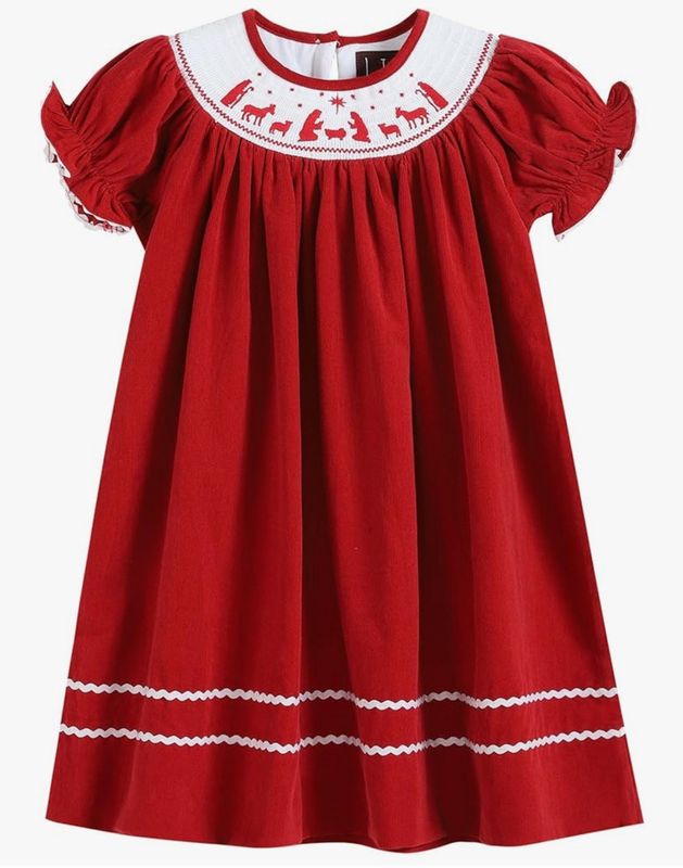 Red Velvet Nativity Bishop