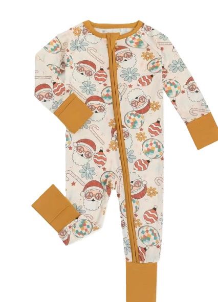 Peace Santa Cotton Blend Zippy