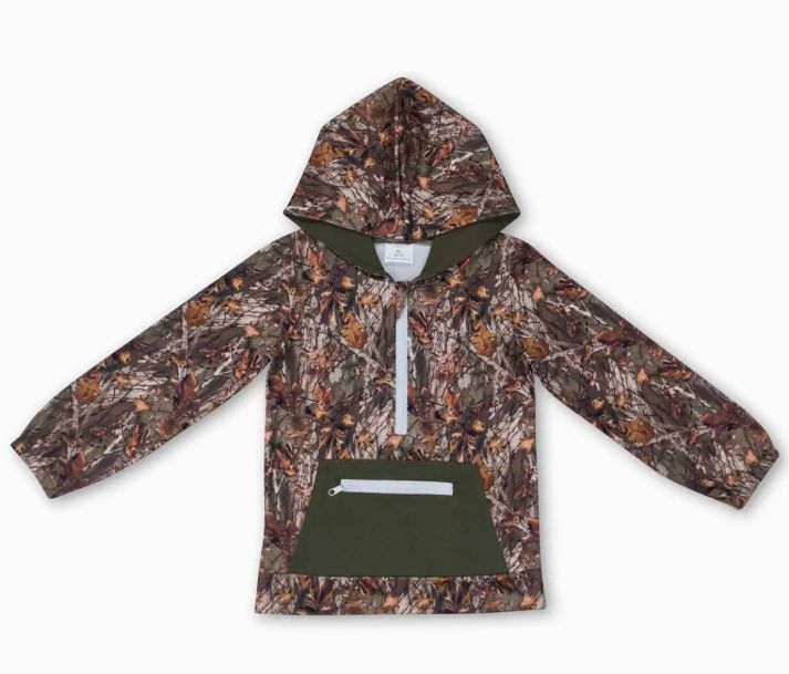 Camo Pullover Quarter Zip