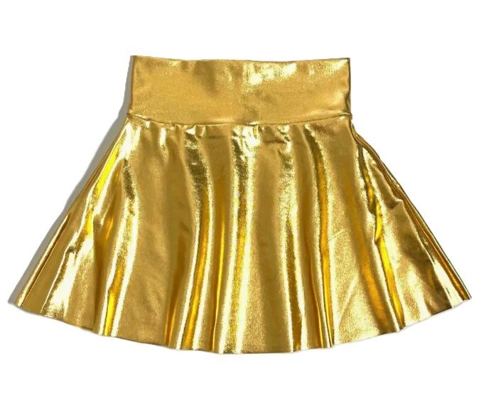 Metallic Skirts, Size: 3T, Colour: Gold