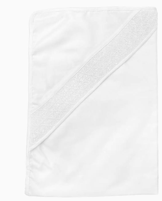 White Smocked Pillow Sham