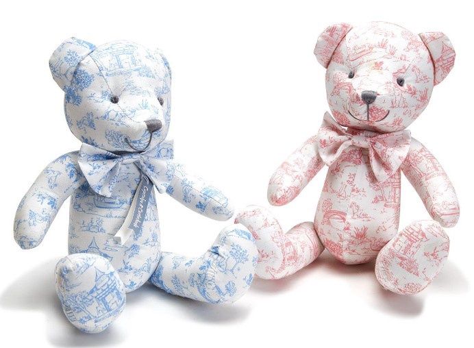 Toile Teddy Bear