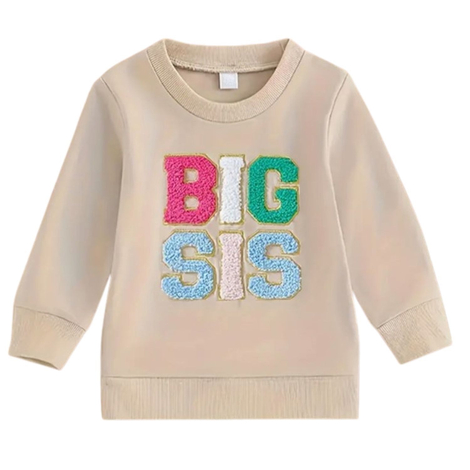 Big Sis Chenille Sweatshirt, Size: 1/2T