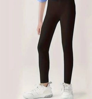Girls Black Butter Soft Leggings