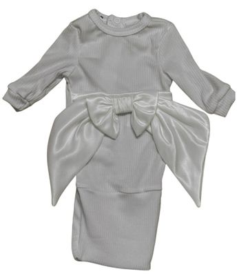 White Bow Swaddle