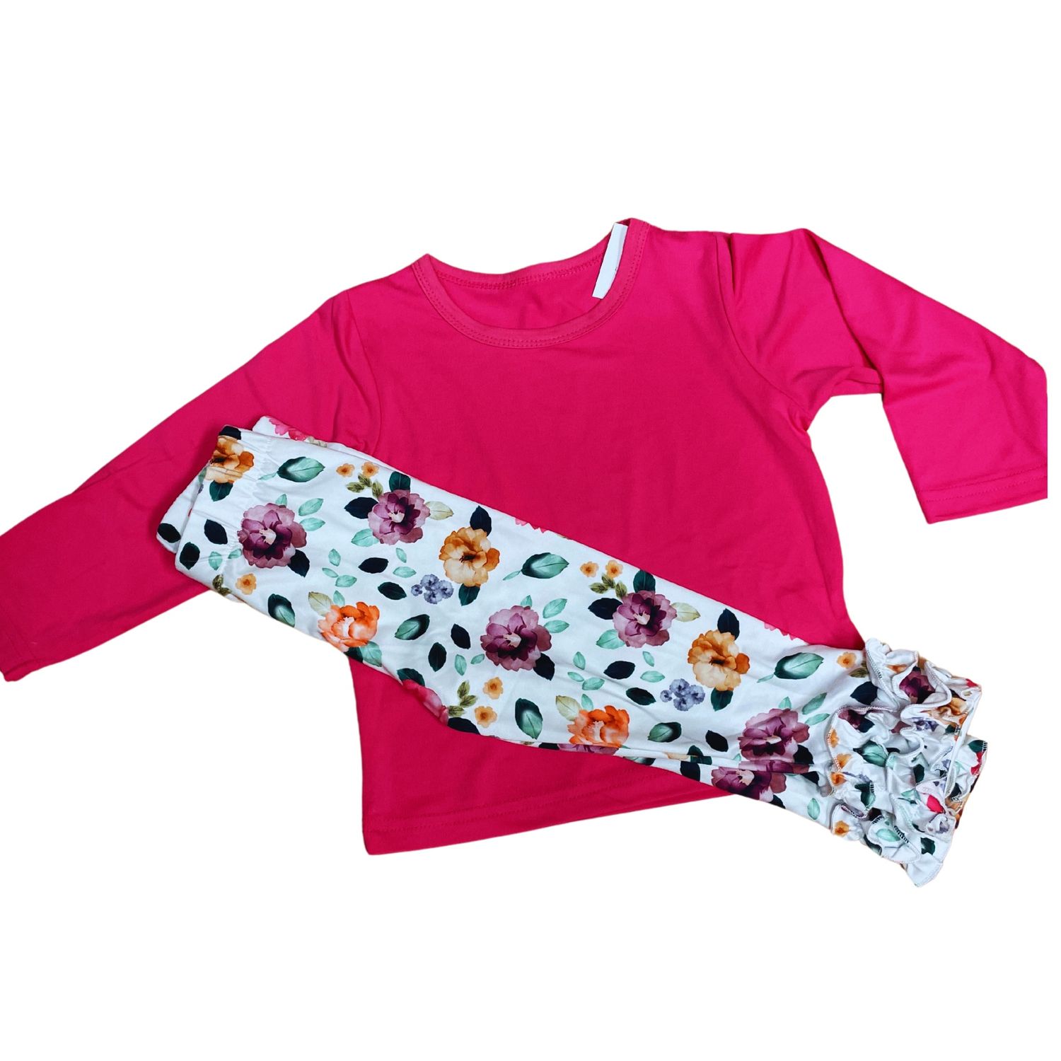 Fall Floral Legging Set, Size: 12M