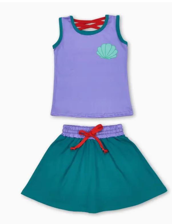 Mermaid Athletic Set, Size: 12/18M