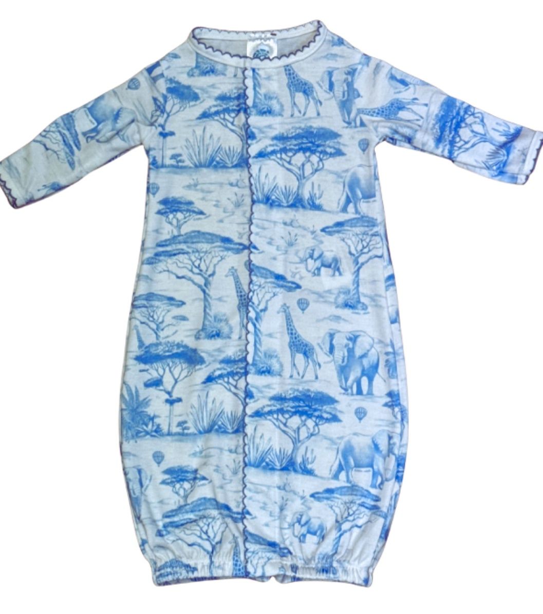 Safari Toile Converter Gown, Size: NB