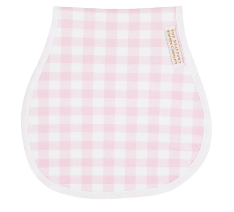 Oopsie Daisy Burp Cloth-Palm Beach Pink