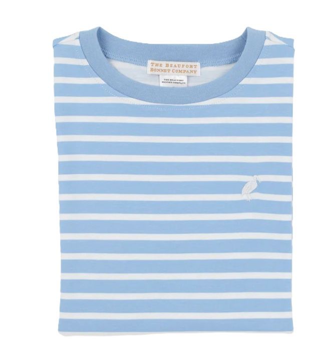 Carter Crewneck- Sarasota Sky Stripe