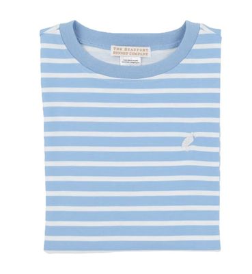 Carter Crewneck- Sarasota Sky Stripe