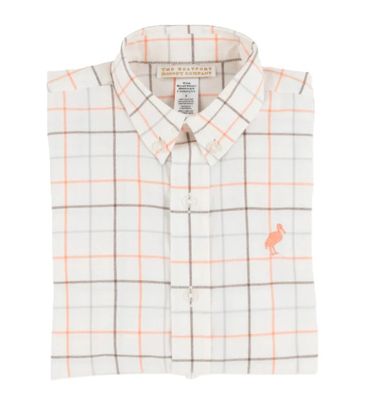 Dean&#39;s List Dress Shirt- Flannel Mantua Tattersall