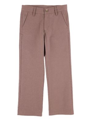 Prep School Pants- Twill Gray Bay Brown