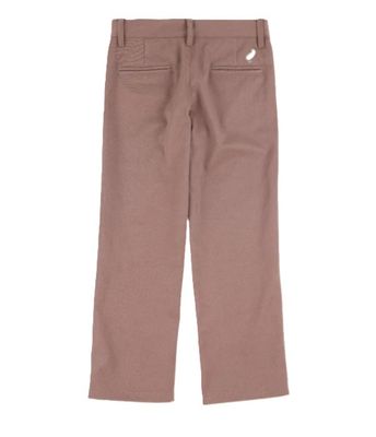 Prep School Pants- Twill Gray Bay Brown