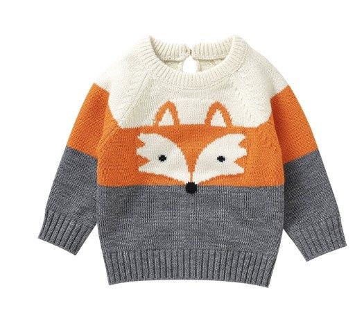 Fox Sweater, Size: 6/12M