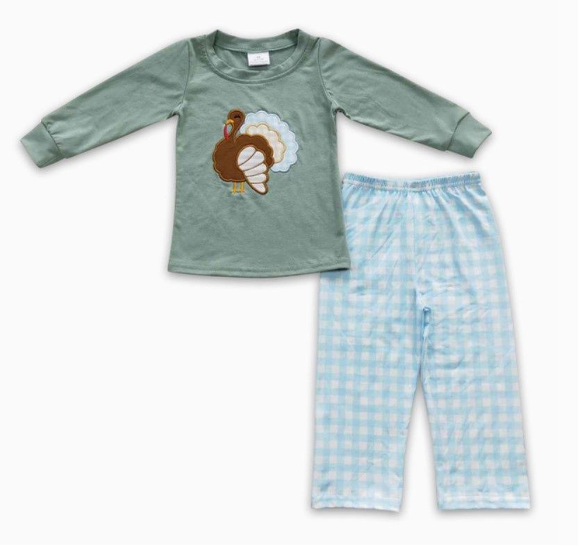 Green App Turkey, Material: Boy, Size: 2T